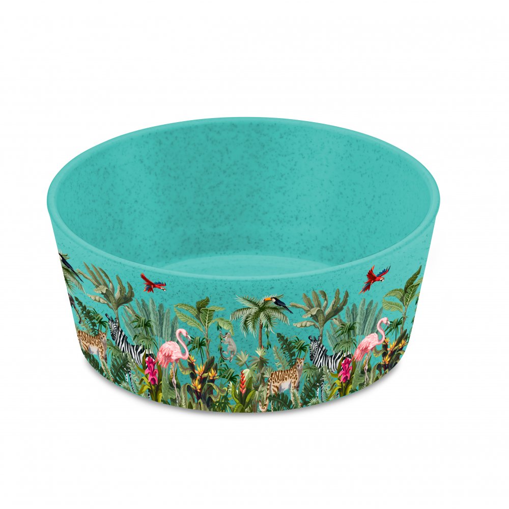 CONNECT BOWL JUNGLE Bowl 400ml organic turquoise