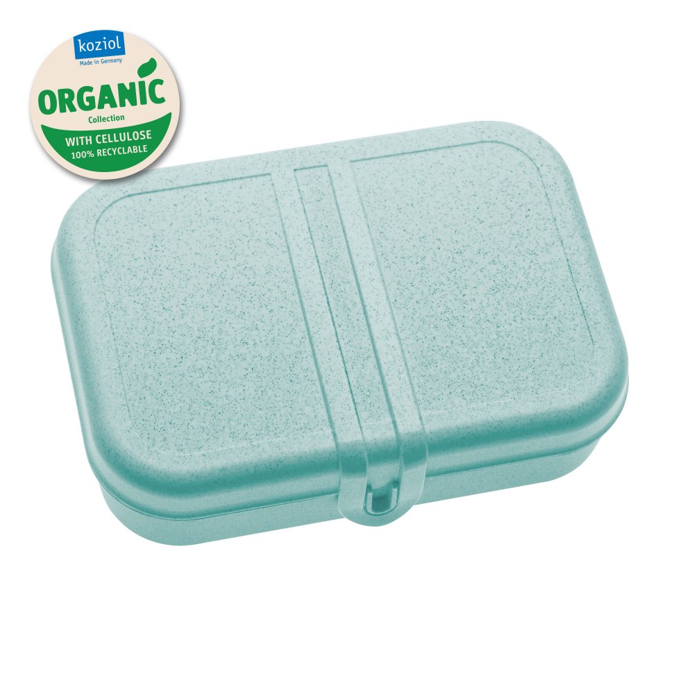 PASCAL L Lunchbox mit Trennsteg organic aqua