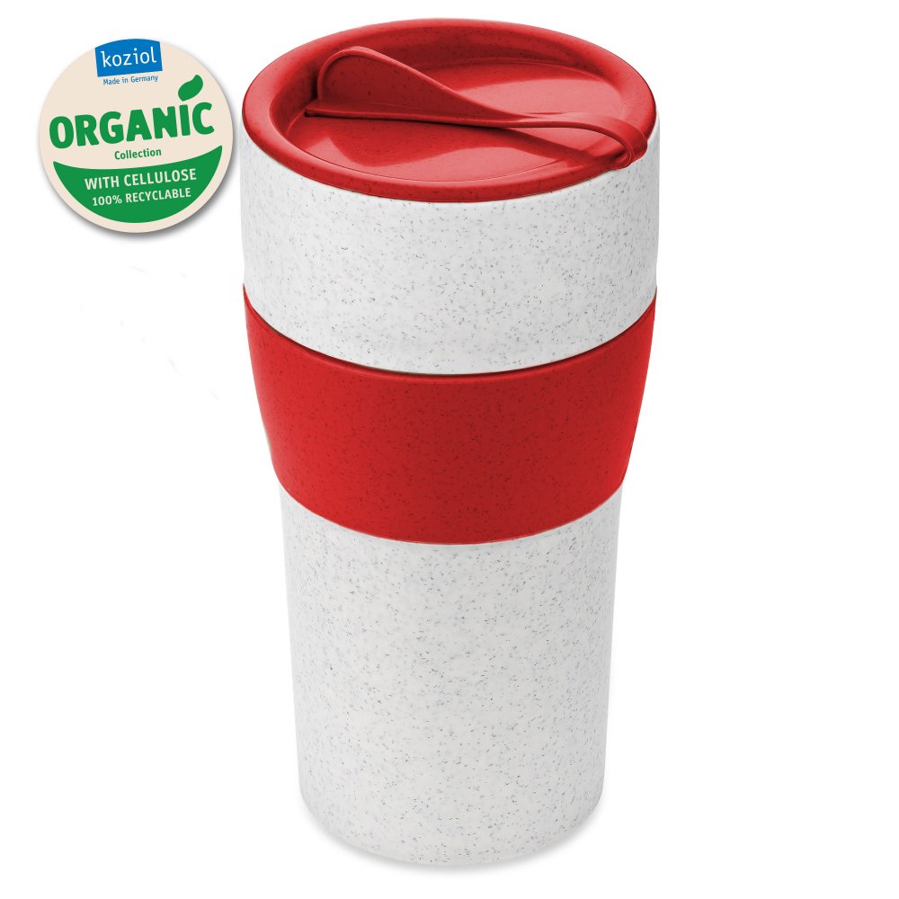 AROMA TO GO XL Insulated Cup with lid 700ml organic red