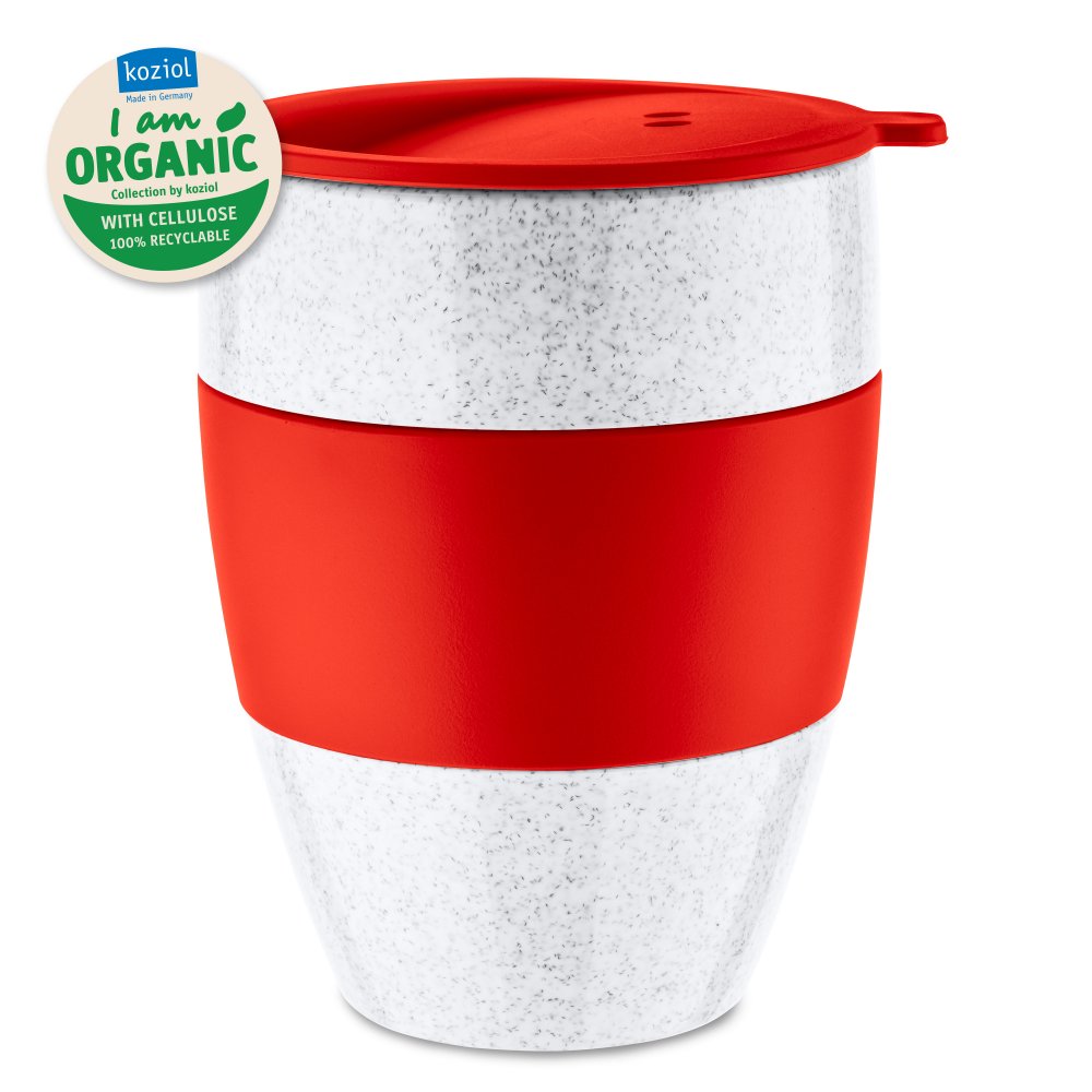 AROMA TO GO 2.0 Insulated Cup with lid 400ml organic red
