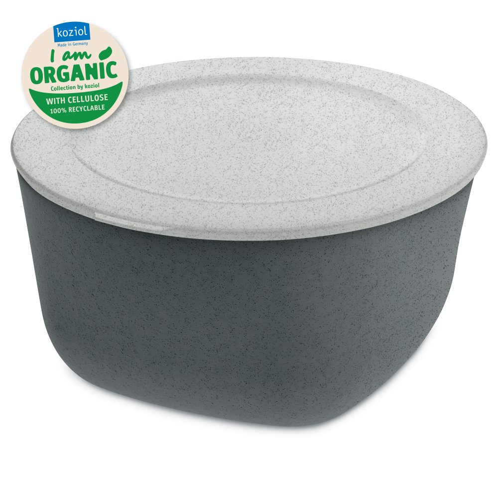 CONNECT BOX 4 Box with lid 4l organic deep grey