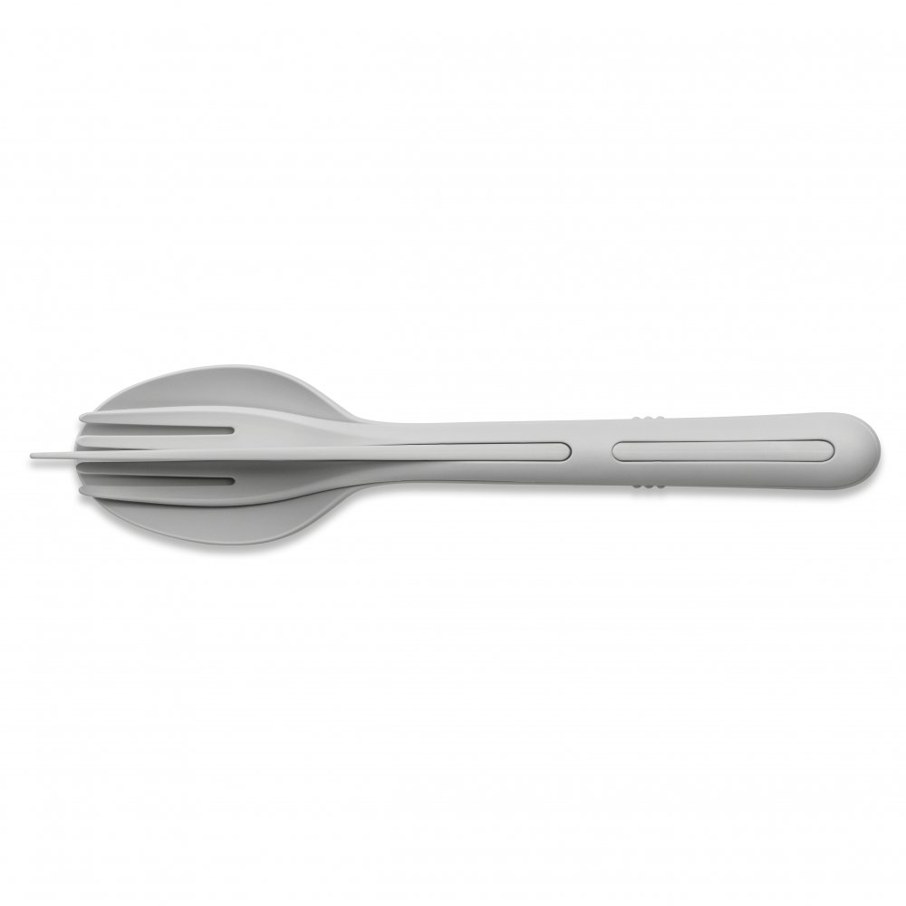 KLIKK Cutlery Set 3-pieces soft grey