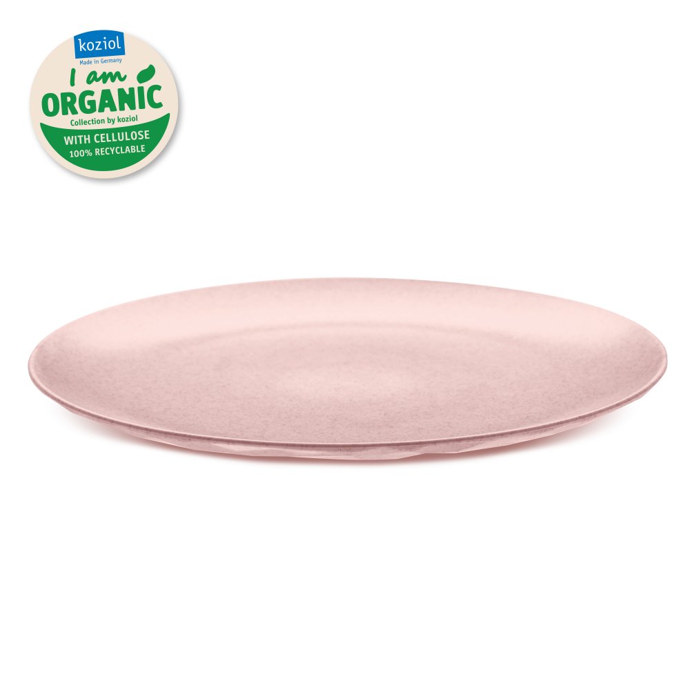 CLUB PLATE L ORGANIC Dinner Plate organic pink