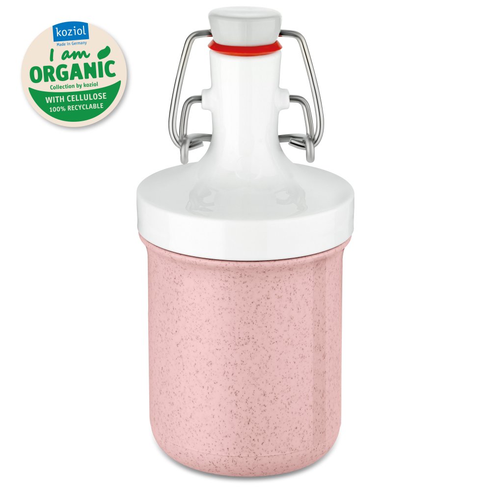 PLOPP TO GO MINI Organic Water Bottle 200ml organic pink