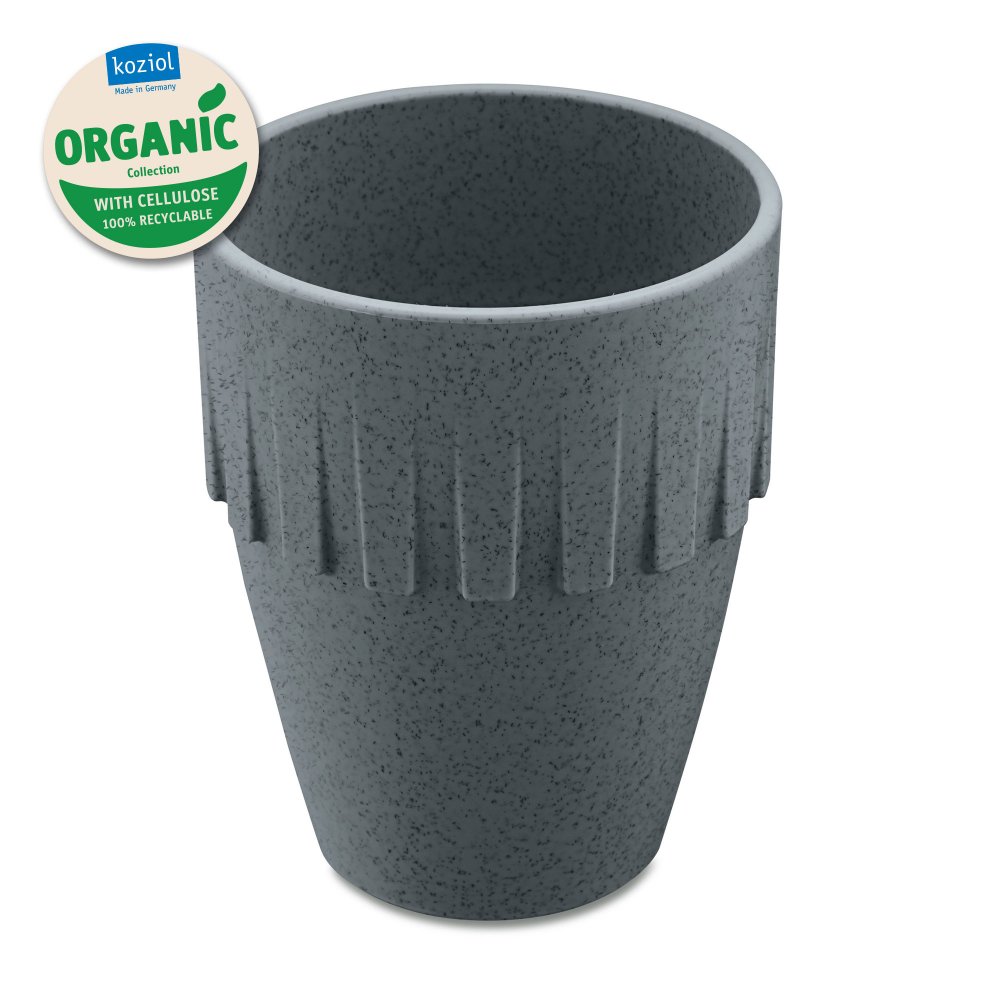 CONNECT ORGANIC Cappuccino Cup 300ml organic deep grey