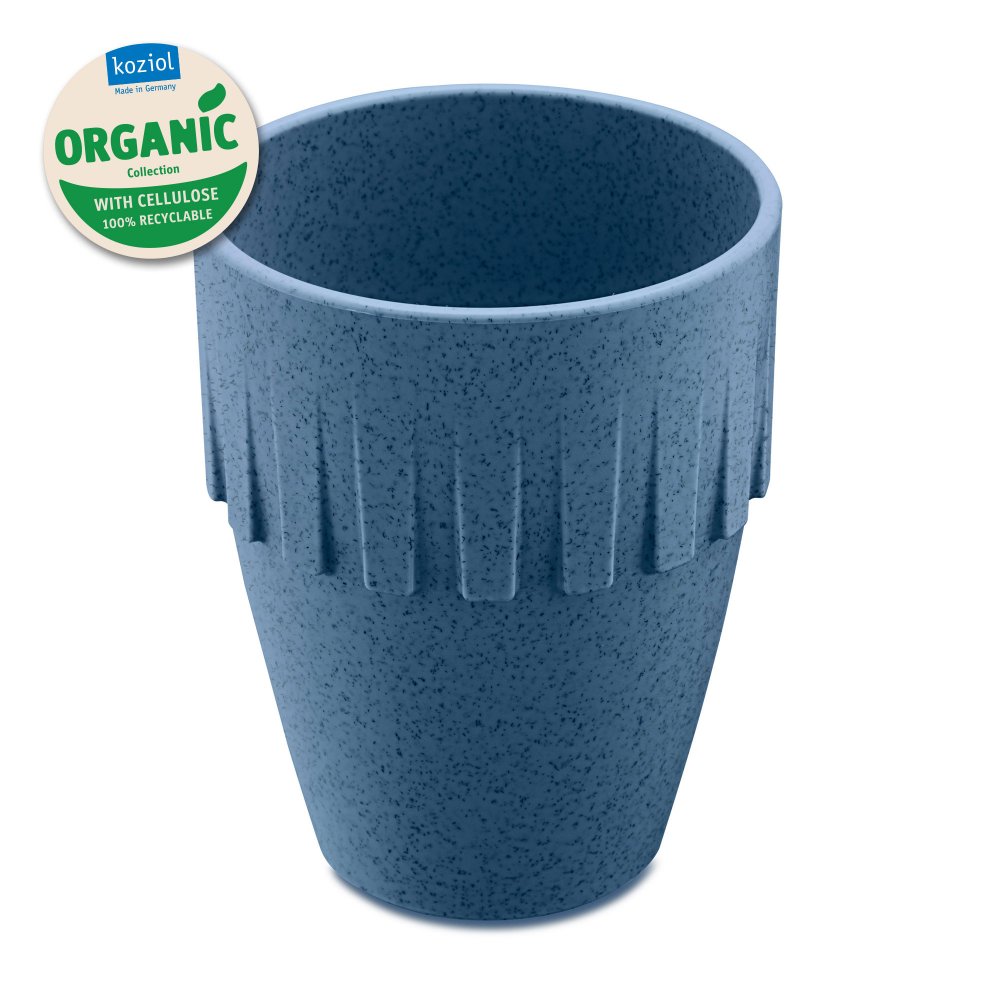 CONNECT ORGANIC Cappuccino Cup 300ml organic deep blue
