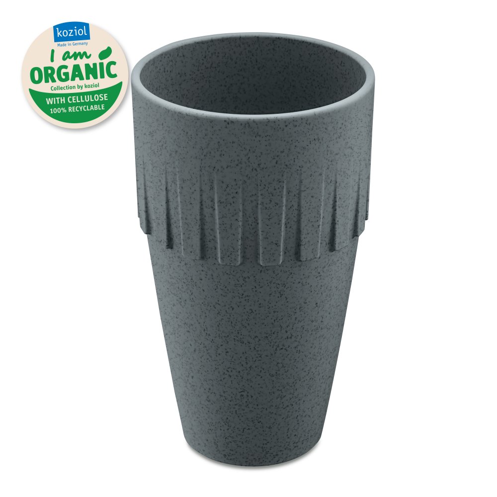 CONNECT ORGANIC Latte Cup 400ml organic deep grey