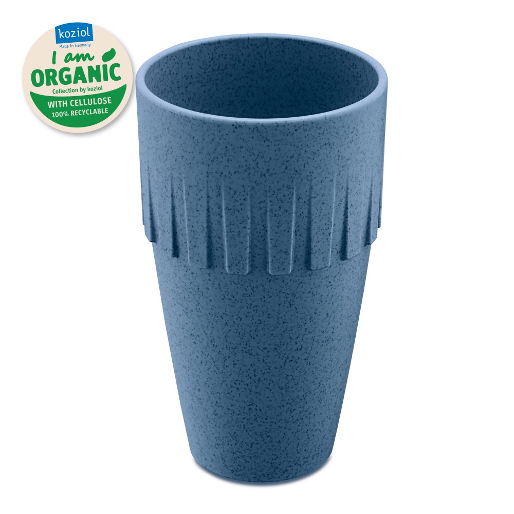 CONNECT ORGANIC Latte Cup 400ml organic deep blue