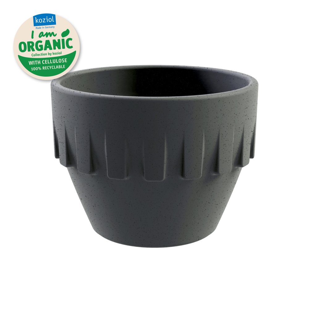 CONNECT ORGANIC Espresso Cup 100ml organic deep grey