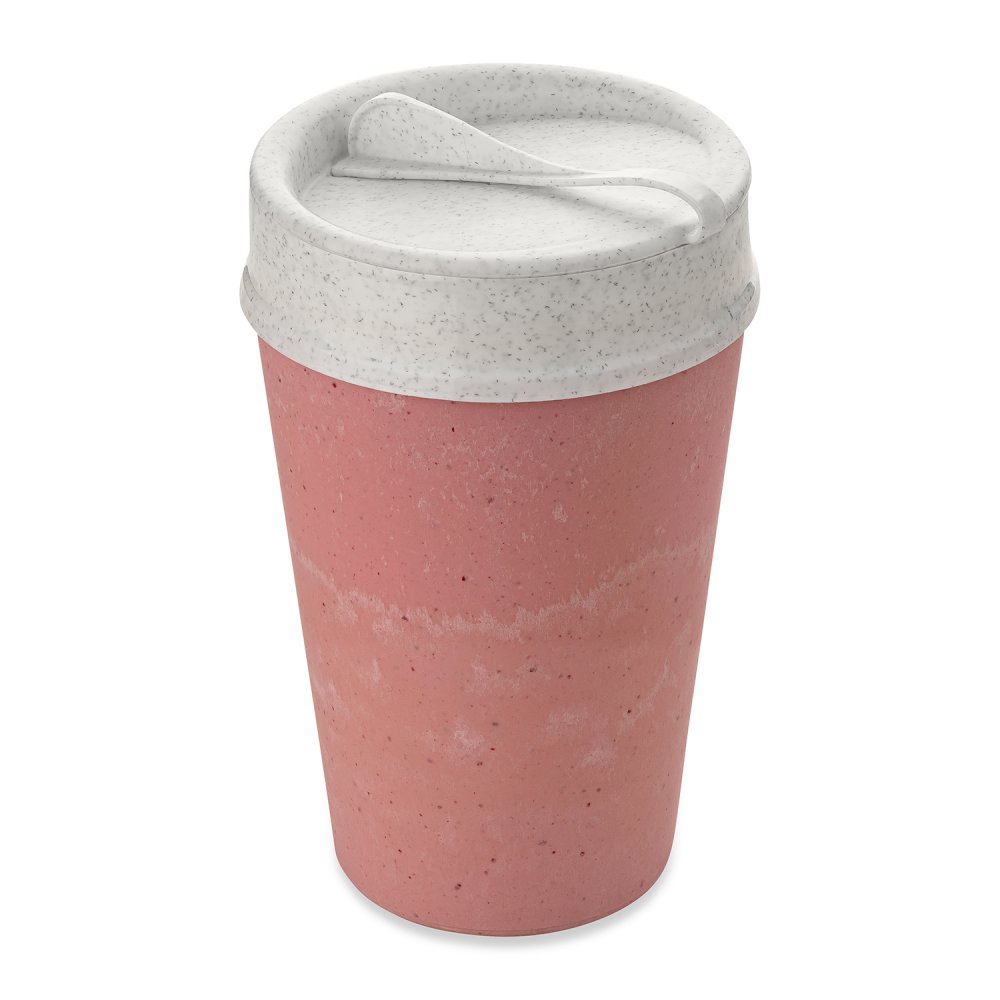 ISO TO GO Double walled Cup with lid 400ml strawberry icecream