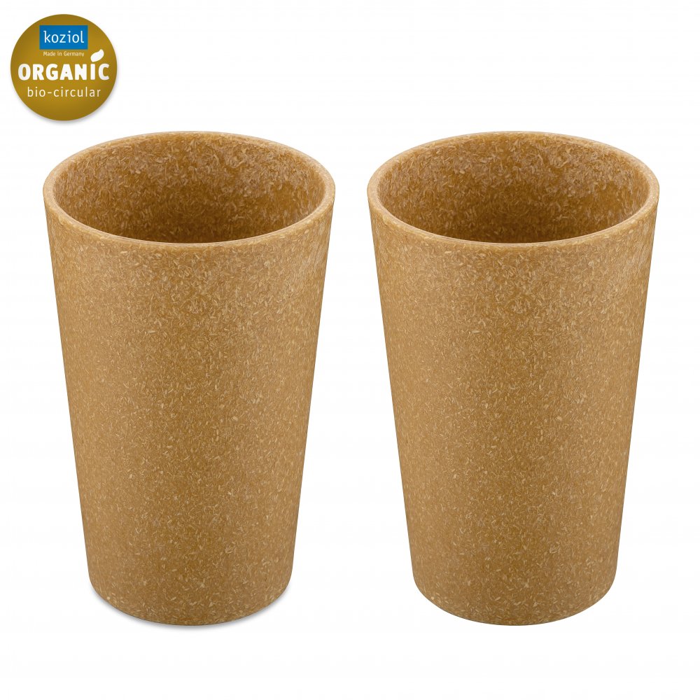CONNECT CUP L Cup 350ml Set of 2 nature wood