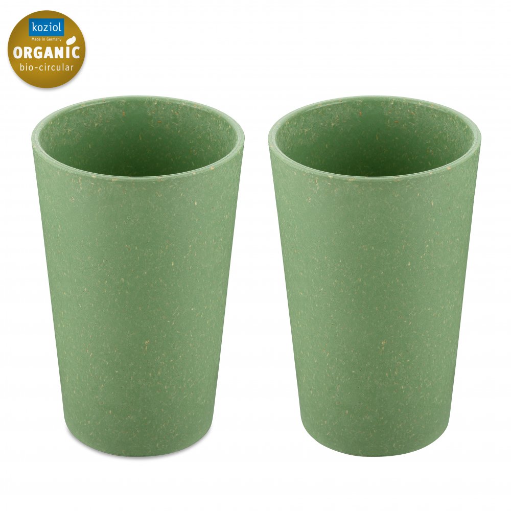 CONNECT CUP L Cup 350ml Set of 2 nature leaf green