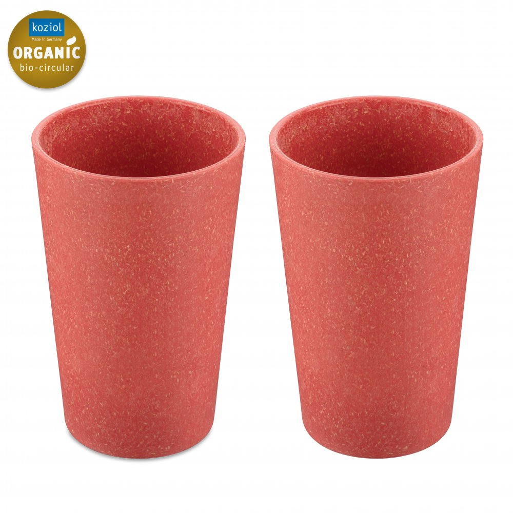 CONNECT CUP L Cup 350ml Set of 2 nature coral