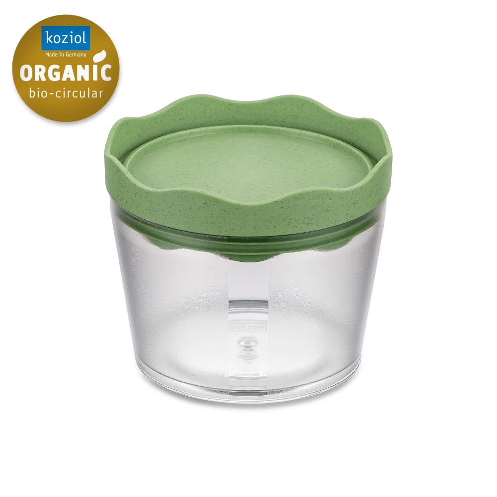 PRINCE S ORGANIC Storage Container 300ml nature leaf green