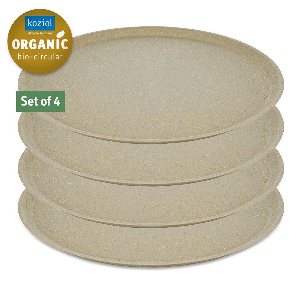 CONNECT PLATE large plate 255mm Set of 4 nature desert sand