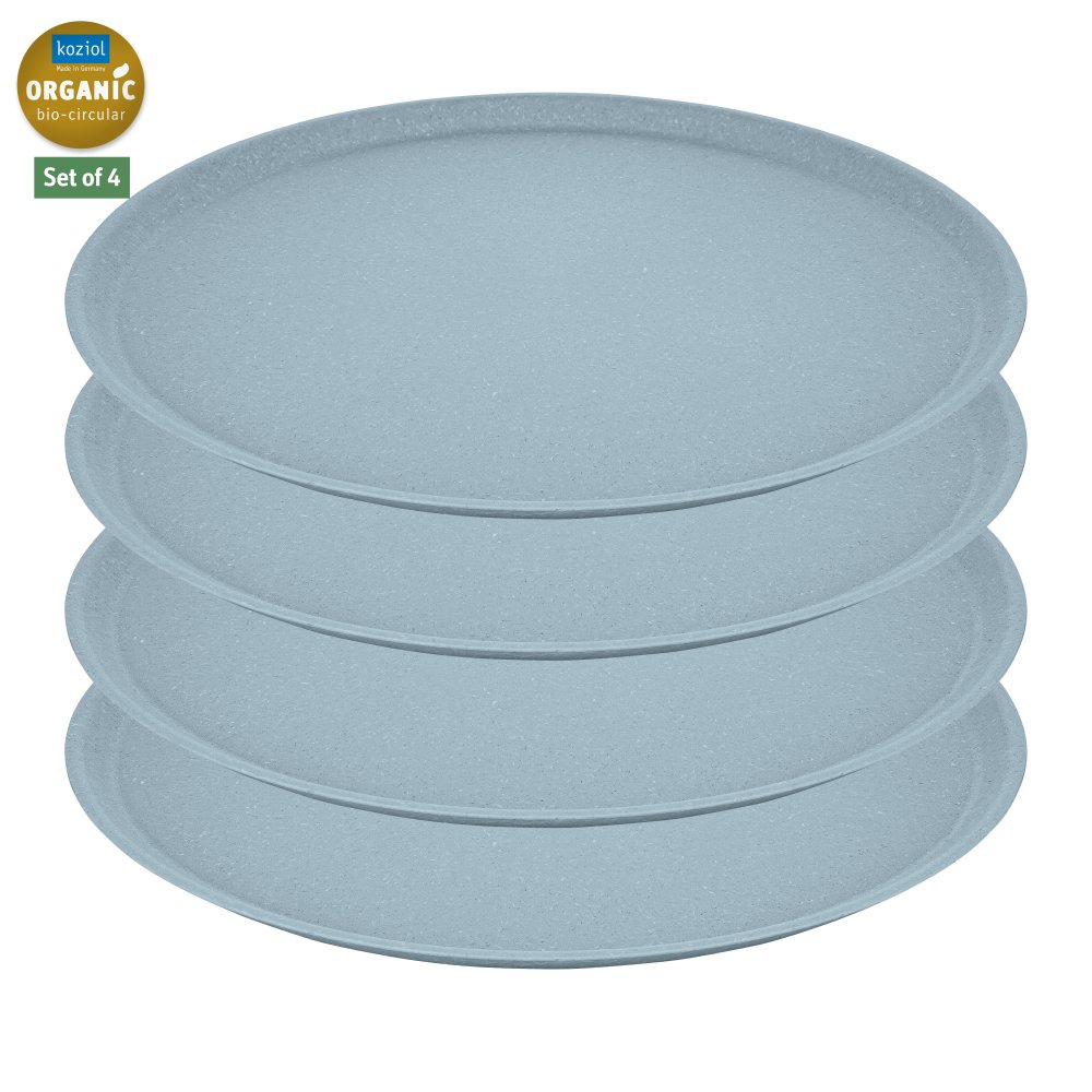 CONNECT PLATE Large Plate 255mm Set of 4 nature flower blue