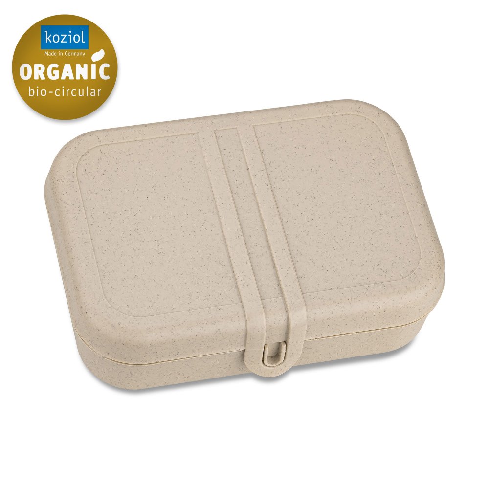 PASCAL L Lunch Box with separator nature desert sand