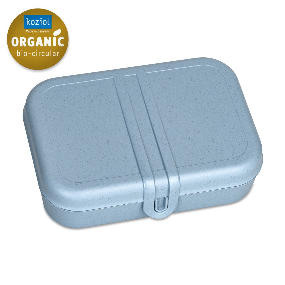 PASCAL L Lunch Box with separator nature flower blue