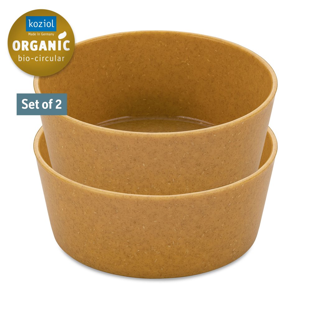 CONNECT BOWL 0,9 Bowl 890ml Set of 2 nature wood
