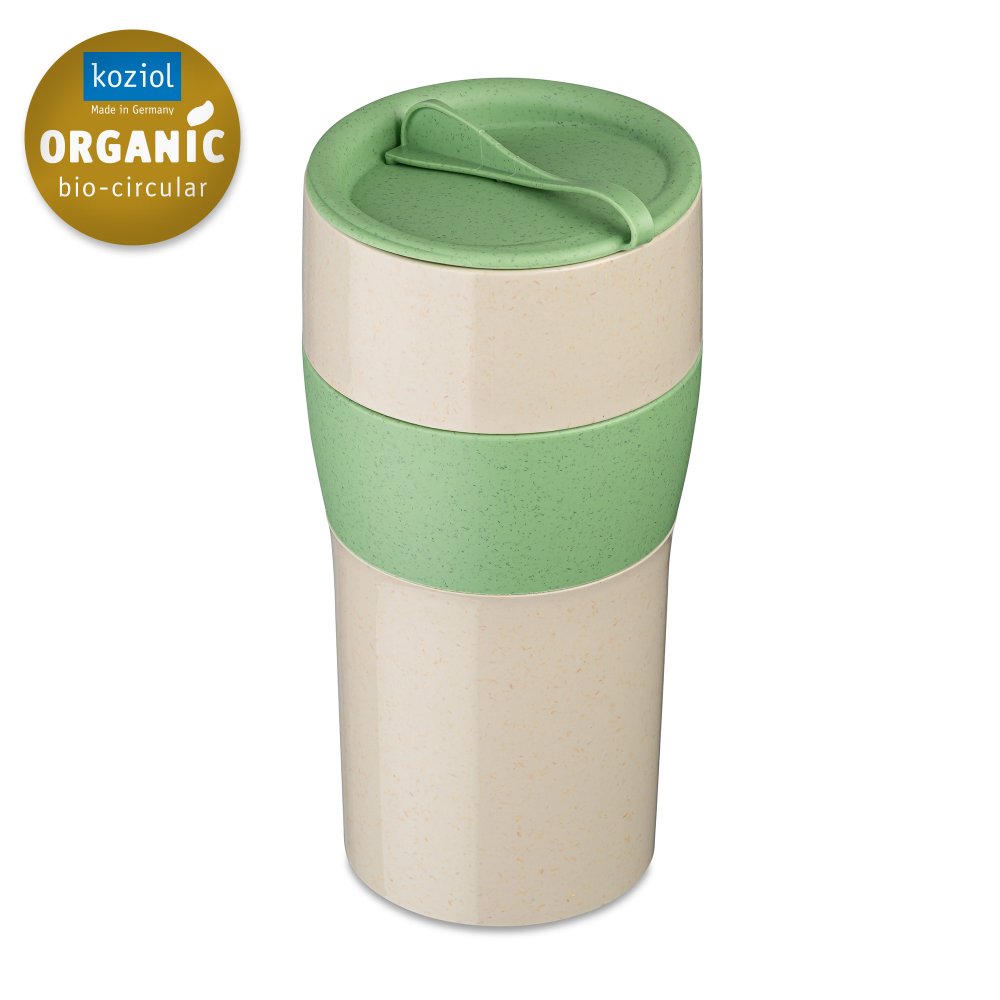 AROMA TO GO XL Insulated Cup with lid 700ml nature desert sand/nature leaf green