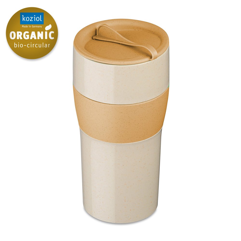 AROMA TO GO XL Insulated Cup with lid 700ml nature desert sand/nature wood