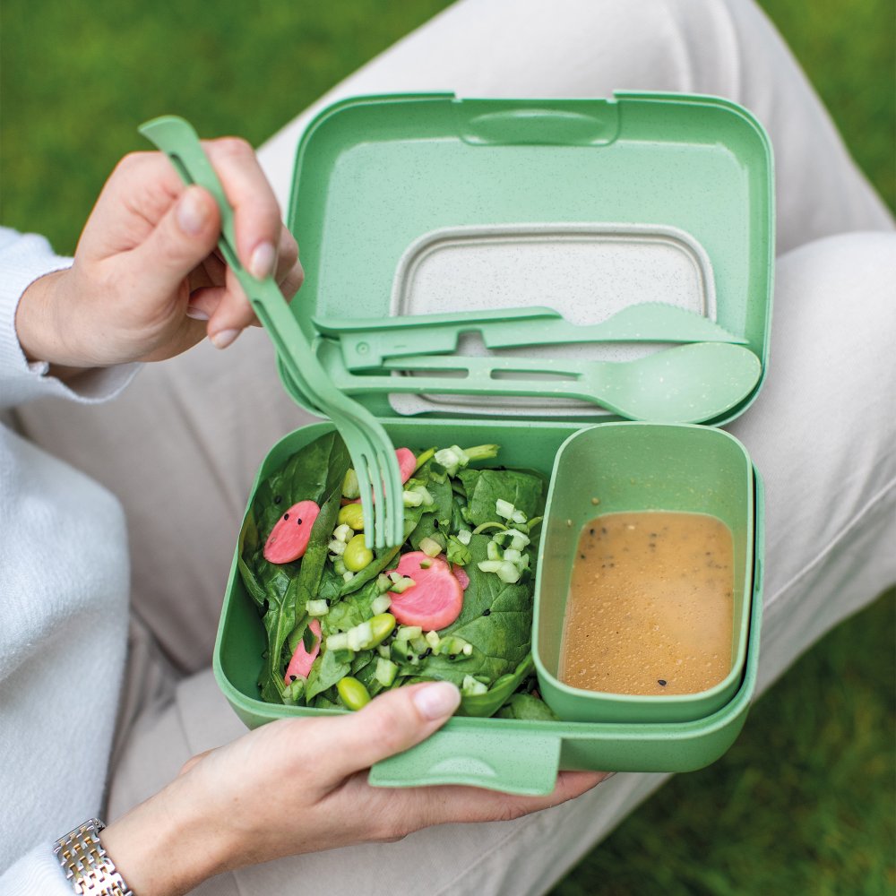 CANDY READY Lunch Box-Set + Cutlery-Set 