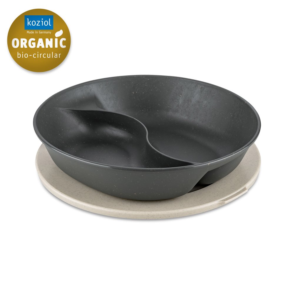 CONNECT SEPAREE Divider plate with lid 1,5l nature ash grey