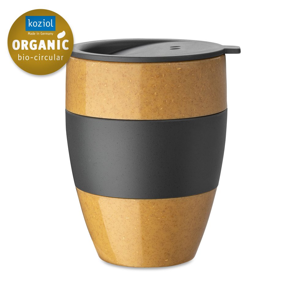AROMA TO GO 2.0 Insulated Cup with lid 400ml nature ash grey