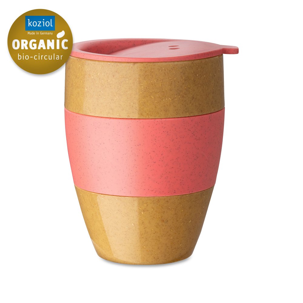 AROMA TO GO 2.0 Insulated Cup w. lid 400ml nature coral