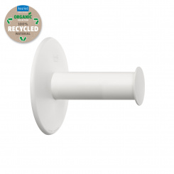 PLUG'N'ROLL Toilet Paper Holder recycled white