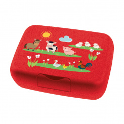 CANDY L FARM Lunchbox mit Trennschale organic red