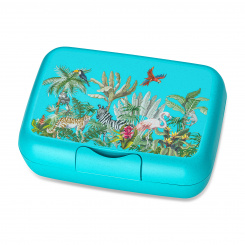 CANDY L JUNGLE Lunchbox mit Trennschale organic turquoise