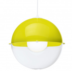 ORION Hanging Light crystal clear-mustard green