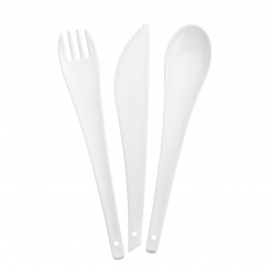 RIO Cutlery Set 3-piece cotton white