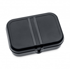 PASCAL L Lunchbox mit Trennsteg cosmos black-cotton white