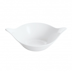 Salad Bowl with Servers 4 l LEAF 2.0 cotton white-deep grey/soft grey
