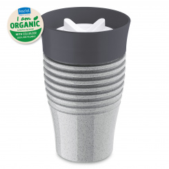 SAFE TO GO ORGANIC Insulated Cup 400ml organic grey