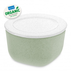 CONNECT BOX 1 Box with lid 1l organic green-organic white