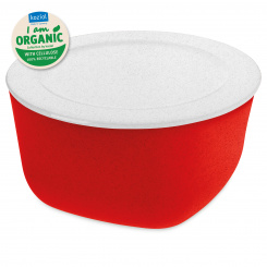 CONNECT BOX 4 Box with lid 4l organic red-organic white