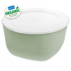 CONNECT BOX 4 Box with lid 4l organic green-organic white