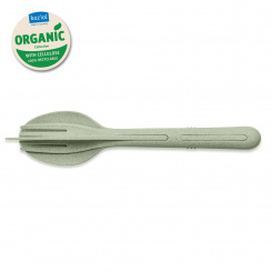 KLIKK ORGANIC Cutlery Set 3-pieces organic green