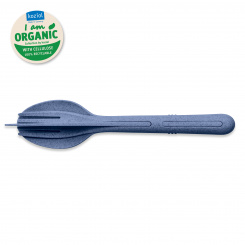 KLIKK ORGANIC Cutlery Set 3-pieces organic blue
