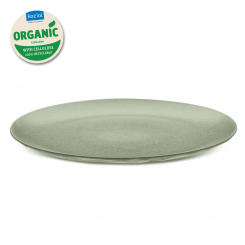 CLUB PLATE L ORGANIC Dinner Plate organic green