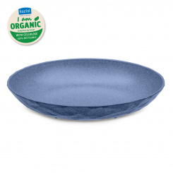 CLUB PLATE M ORGANIC Soup Plate organic blue
