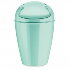 DEL S Swing-Top Wastebasket 5l spa turquoise