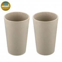 CONNECT CUP L Cup 350ml Set of 2 nature desert sand