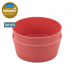 CONNECT BOWL 0,4 Bowl 400ml Set of 2 nature coral