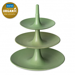 BABELL L Etagere nature leaf green