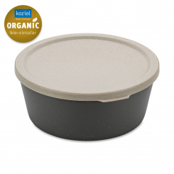CONNECT BOWL 0,4 Bowl 400ml with lid nature ash grey