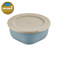 CONNECT BOX 0,7 Box with lid 700ml nature flower blue